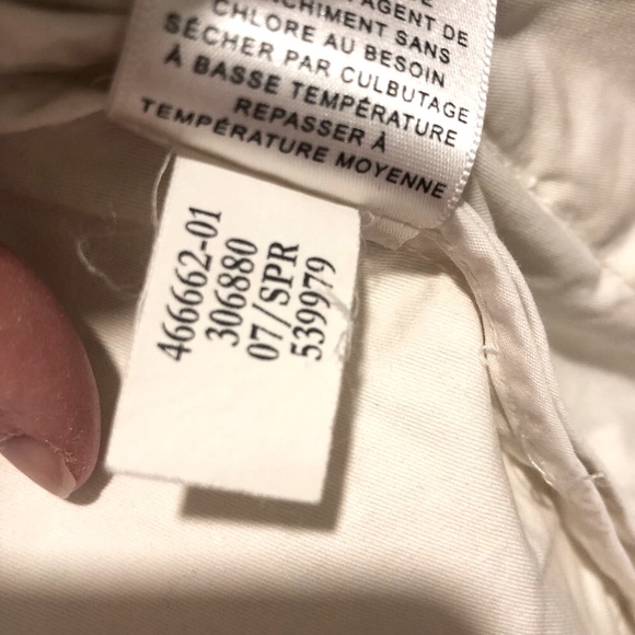 Banana Republic Women’s Classic utility style jacket, 100% cotton - Ivory, Med - Picture 7 of 7